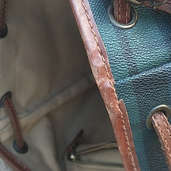 Vintage Polo by Ralph Lauren Plaid Large Backpack - Picture 7 of 10